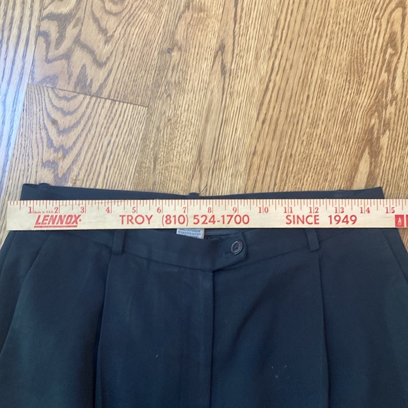 Coordinated set suit pant suit Eddie Bauer black size 12 trouser classic - Picture 11 of 14